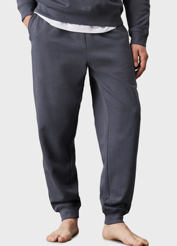 Серые спортивные, кэжуал демисезонные джоггеры брюки Calvin Klein