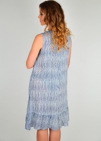 Светло-синее пляжное платье Iconique в полоску