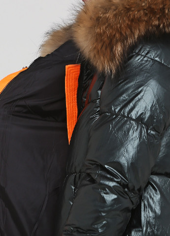 Чорна зимня куртка Olanmear
