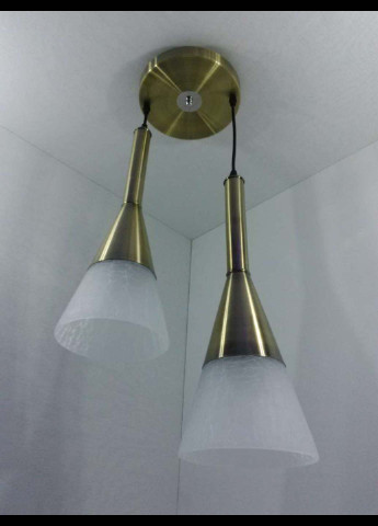 Люстра потолочная подвесная на 2 лампочки 11066/2 Бронза 50х20х35 см. Handmade (234537845)