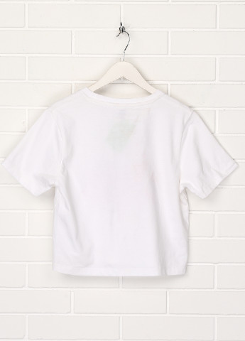 Белая летняя футболка с коротким рукавом Just Hype