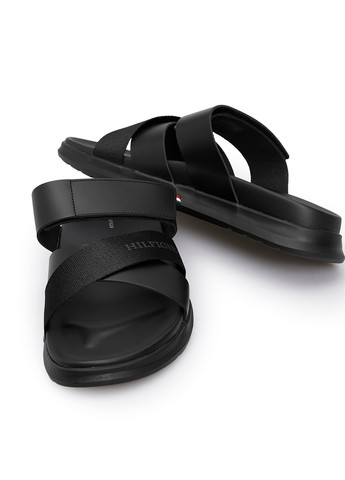 Черные повседневные шлепанцы Tommy Hilfiger