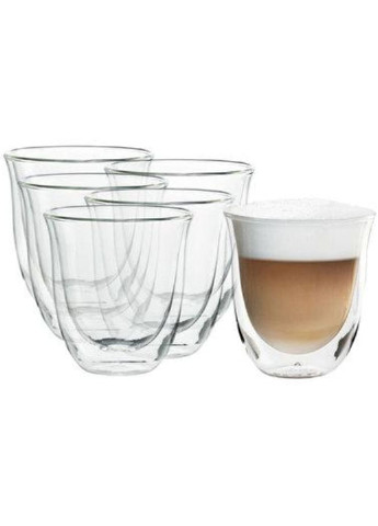 Набор стаканов Creamy Collection Cappuccino DLSC-301 190 мл 6 шт Delonghi (253611881)