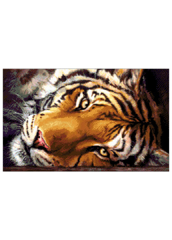 Набор для вышивания бисером Уссурийский тигр 46х28 см Александра Токарева (252253891)