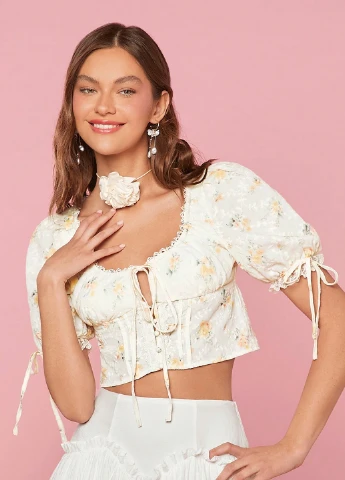 Белая блуза SHEIN