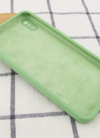 Чохол Silicone Case Square Full Camera Protective (AA) для Apple iPhone XS Max (6.5 ') М'ятний / Mint (is_00000040232_15) Epik (229726958)