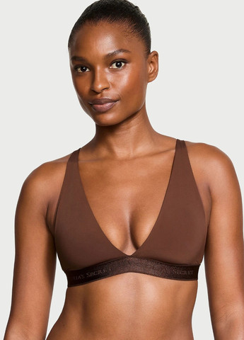 Коричневый демисезонный комплект (бюстгальтер, трусики) Victoria's Secret