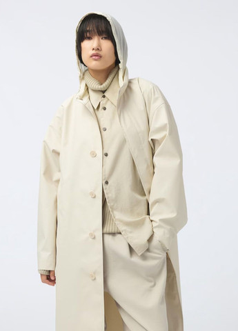 Плащ Uniqlo на пуговицах демисезон (321974752)