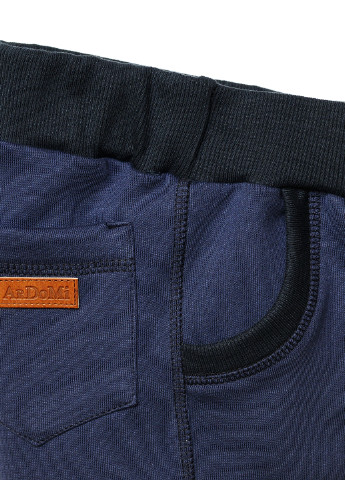 Темно-синие спортивные демисезонные брюки с высокой талией ArDoMi