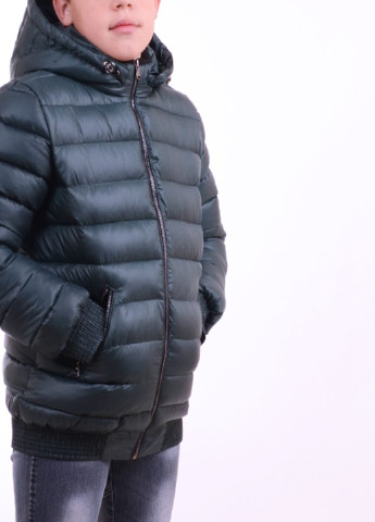 Зеленая зимняя зимняя куртка-пуховик Luxik Куртка-пуховик