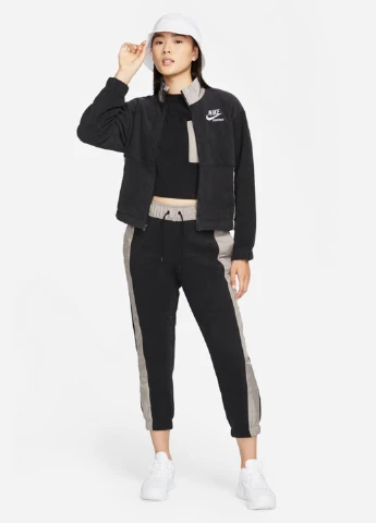 Чорна демісезонна куртка dd5712-010 Nike NSW PLSH JKT HTG