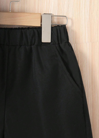 Комбінований літній костюм (футболка, шорти) з шортами SHEIN