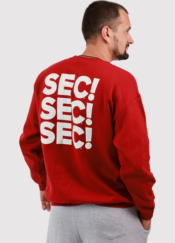 Бордовый свитшот Gildan надпись без декора (361422264)