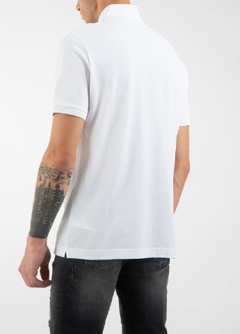 Белая футболка-поло для мужчин DOLCE&GABBANA с логотипом