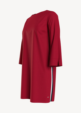 Червона кежуал сукня Tommy Hilfiger однотонна