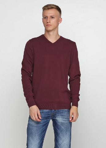 Бузковий демісезонний пуловер пуловер Jean Pascal
