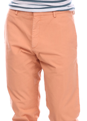 Оранжевые классические демисезонные прямые брюки Cos