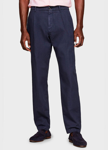 Синие кэжуал, классические демисезонные классические брюки Tommy Hilfiger