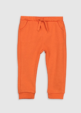 Оранжевые спортивные демисезонные брюки джоггеры LC Waikiki
