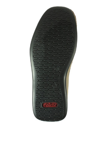 Темно-бежевые кэжуал туфли Rieker на шнурках