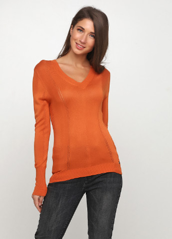 Охряной демисезонный пуловер пуловер Friendtex