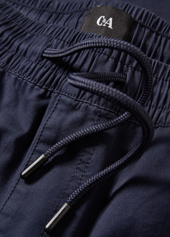 Темно-синие кэжуал, спортивные демисезонные джоггеры брюки C&A