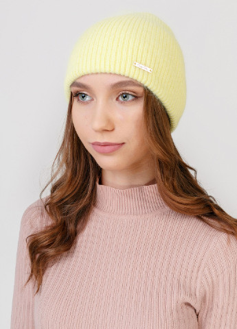 Ангноровая зимняя теплая женская шапка без подкладки 330237 Merlini (254281131)
