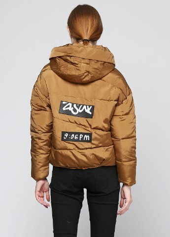 Горчичная зимняя куртка Qingsu