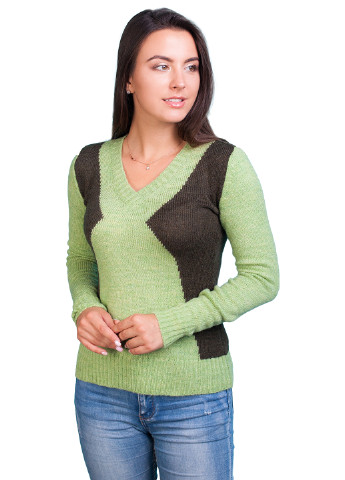 Фисташковый демисезонный пуловер пуловер Bakhur
