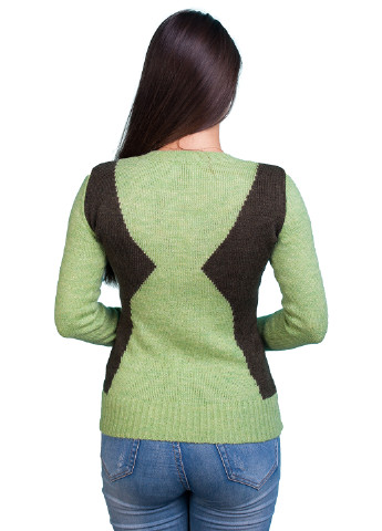 Фисташковый демисезонный пуловер пуловер Bakhur