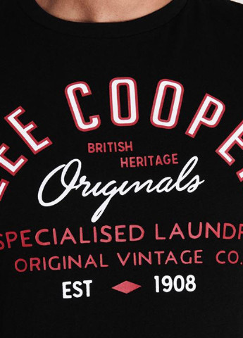 Черная футболка Lee Cooper