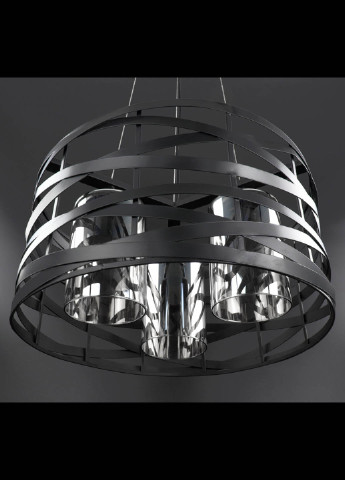 Люстра потолочная подвесная в стиле LOFT (лофт) 3222/3-gr Черный 40х40х40 см. Handmade (234539888)