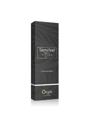 Чоловіча туалетна вода SENSFEEL + афродизіак, 10 мл ефективна феромон-технологія Orgie (253518084)
