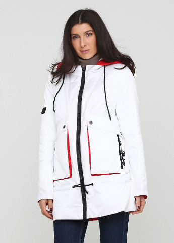 Белая демисезонная куртка Eva Classic