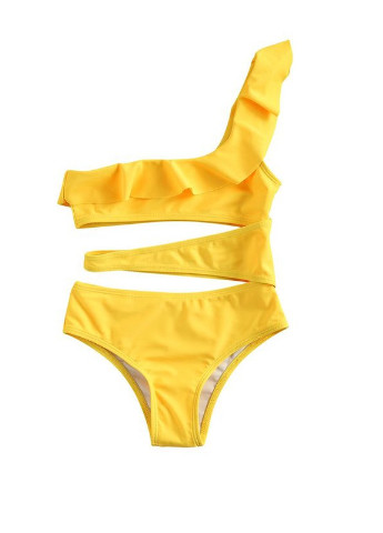 Жовтий літній купальник Abercrombie & Fitch