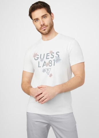 Светло-серая футболка Guess