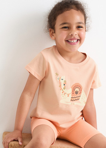 Комбинированная летняя футболка (3 шт.) C&A