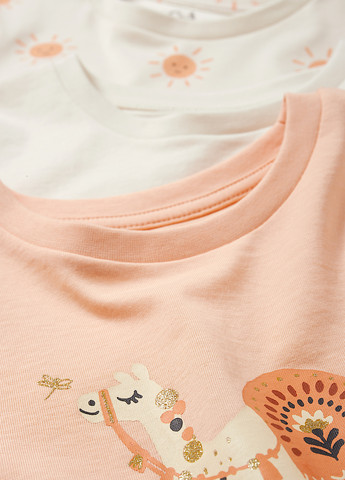 Комбинированная летняя футболка (3 шт.) C&A