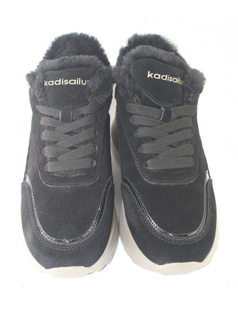 Зимние ботинки No Brand с мехом, с белой подошвой из искусственной замши