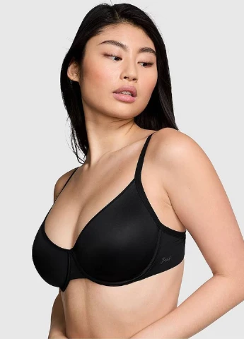 Черный демисезонный комплект (бюстгальтер, трусики) Victoria's Secret