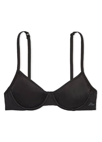 Черный демисезонный комплект (бюстгальтер, трусики) Victoria's Secret