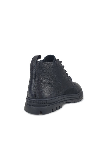 Класичні черевики чоловічі з натурального нубука з натуральним хутром чорні Cosottinni ботинки (252453310)