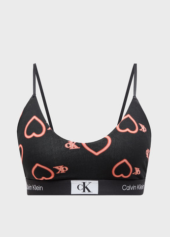 Комбінований топ бюстгальтер Calvin Klein без кісточок бавовна