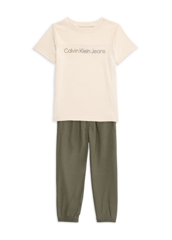 Комбинированный демисезонный костюм (футболка, брюки) брючный Calvin Klein