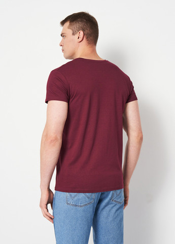 Бордовая футболка Sol's