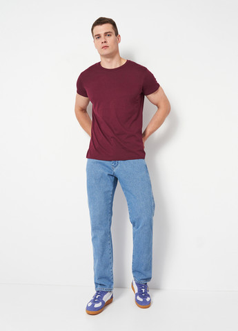 Бордовая футболка Sol's