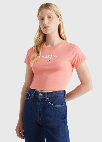 Персикова літня футболка Tommy Hilfiger
