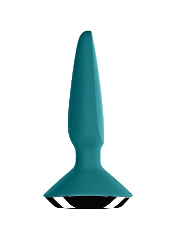 Анальная смарт-вибропробка Plug-ilicious 1 Petrol Satisfyer (254152135)
