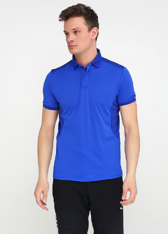 Синяя футболка-тенниска для мужчин Ralph Lauren однотонная