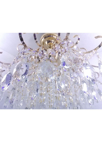 Люстра стельова кришталева 90040/6 Золото 60х57х57 см. Sunnysky (253630745)